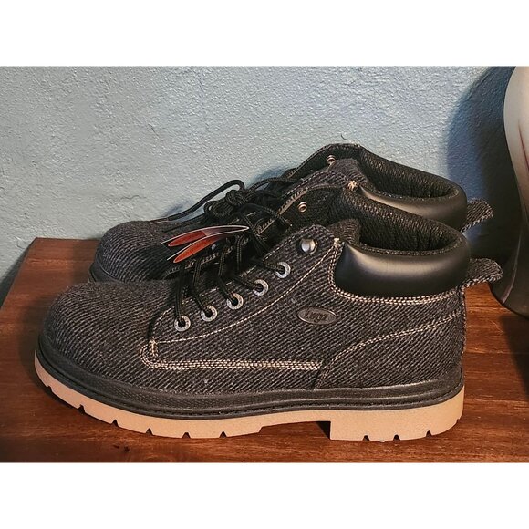 Lugz Mens Size 10.5 New Black Drifter Peacock Boots MDRPT 002 main image 5